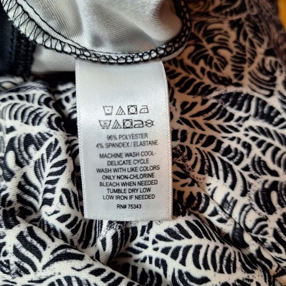 TOMMY BAHAMA Everyday Active All-Over Leaf Print Pant Sz M Pull-On Stretch EUC! - Picture 8 of 10